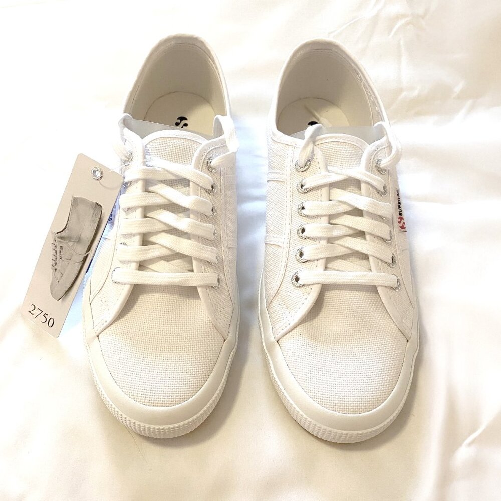 Superga 2750 White Canvas Sneaker